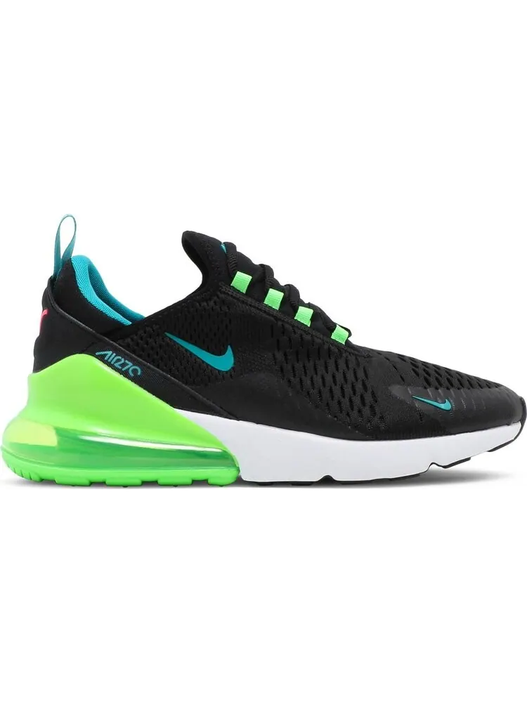 Кроссовки Nike Air Max 270 'Black Green Strike' — изображение 1 из 8, черный