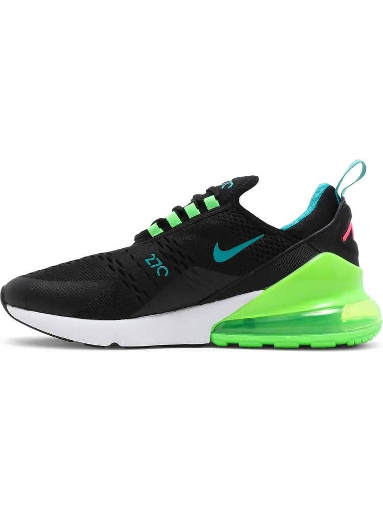 Кроссовки Nike Air Max 270 'Black Green Strike' — изображение 3 из 8, черный