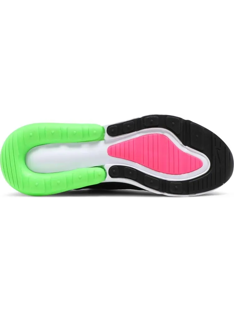 Кроссовки Nike Air Max 270 'Black Green Strike' — изображение 4 из 8, черный
