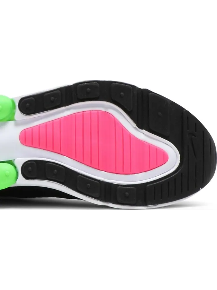 Кроссовки Nike Air Max 270 'Black Green Strike' — изображение 5 из 8, черный