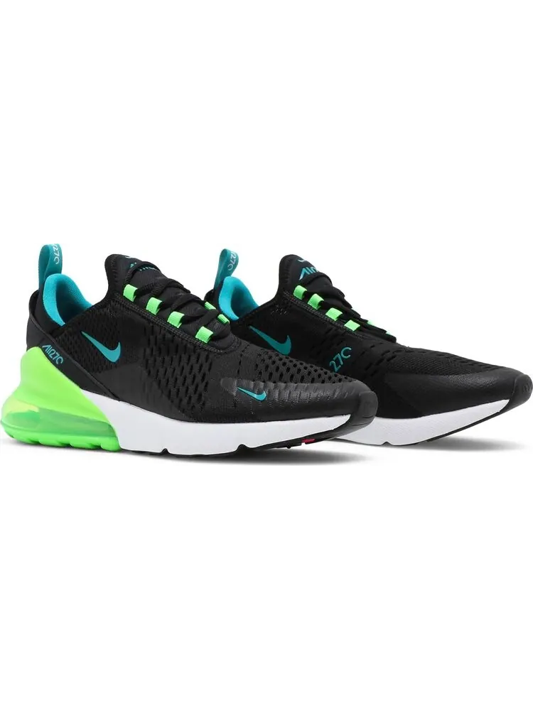 Кроссовки Nike Air Max 270 'Black Green Strike' — изображение 8 из 8, черный