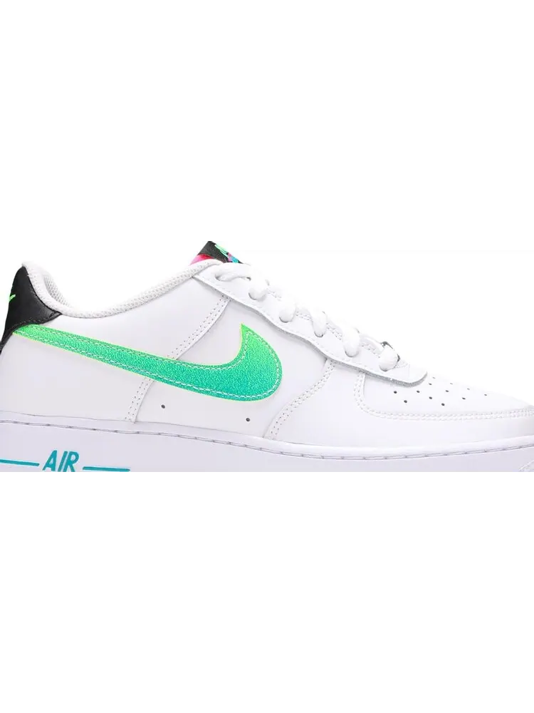 Кроссовки Nike Air Force 1 LV8 1 GS 'White Aquamarine' — изображение 2 из 8, белый
