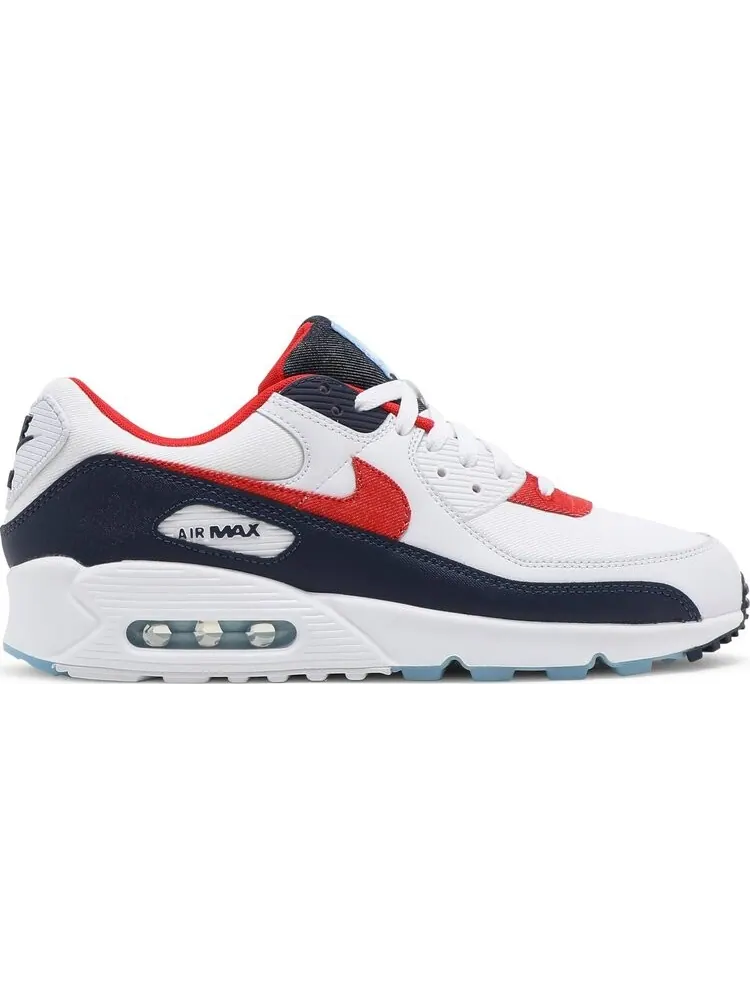 Кроссовки Nike Air Max 90 'USA Denim' — изображение 1 из 8, белый