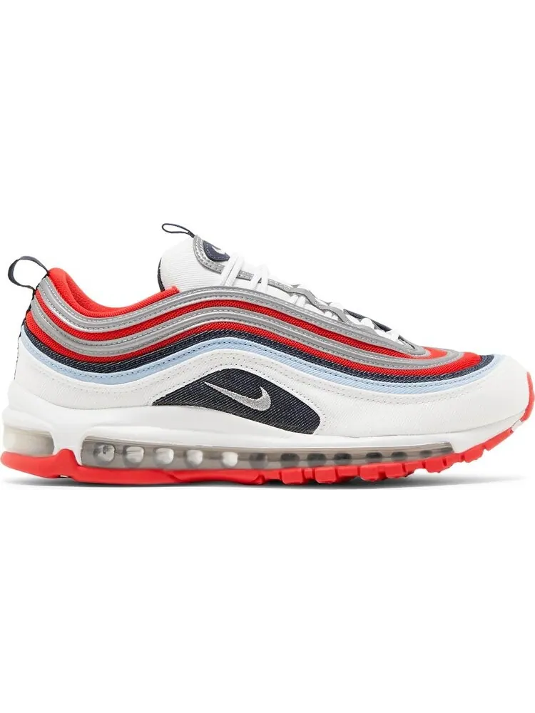 Кроссовки Nike Air Max 97 'USA Denim' — изображение 1 из 8, красный