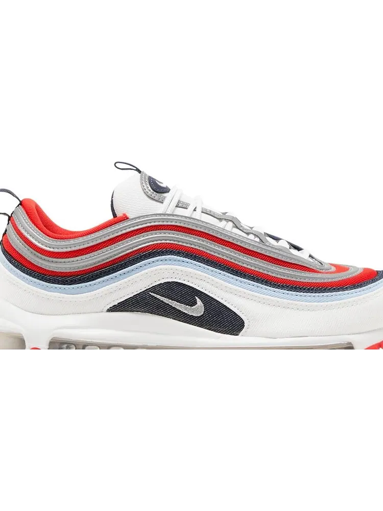 Кроссовки Nike Air Max 97 'USA Denim' — изображение 2 из 8, красный
