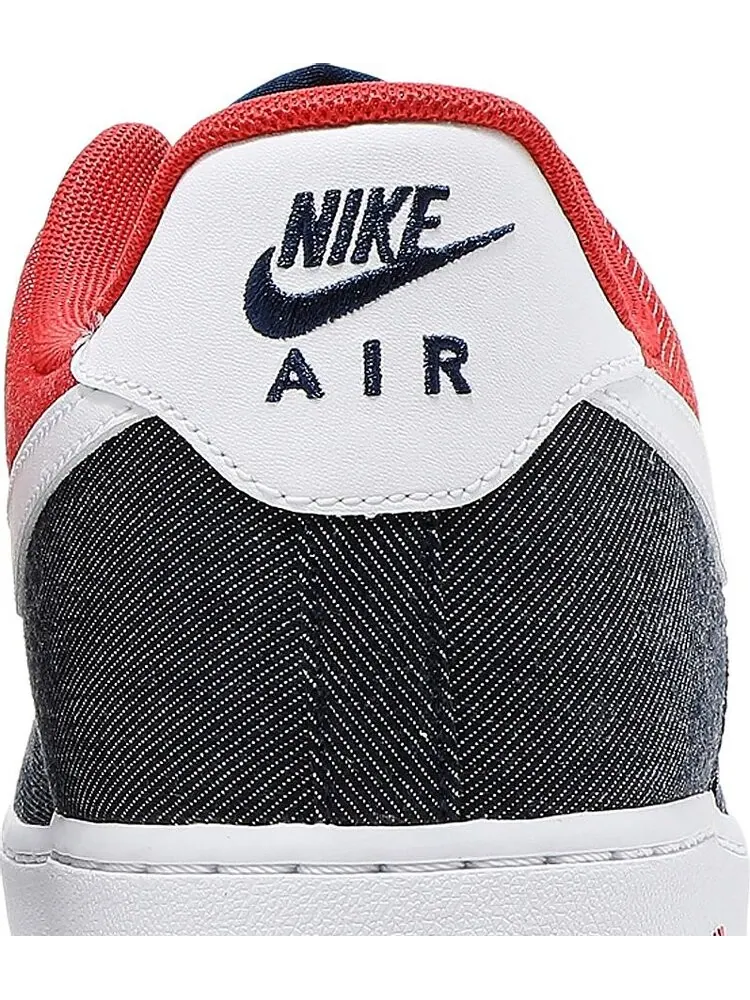 Кроссовки Nike Air Force 1 '07 LX 'White Red Denim' — изображение 7 из 8, белый
