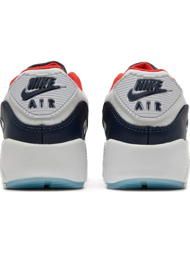 Кроссовки Nike Air Max 90 GS 'USA Denim' — изображение 6 из 8, белый