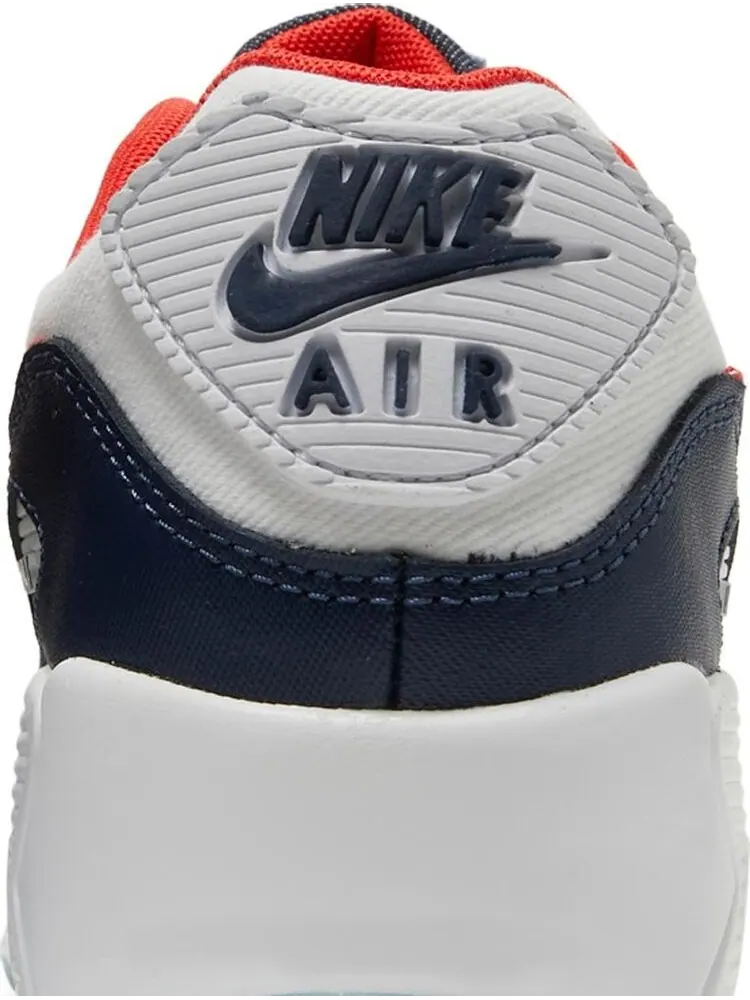 Кроссовки Nike Air Max 90 GS 'USA Denim' — изображение 7 из 8, белый
