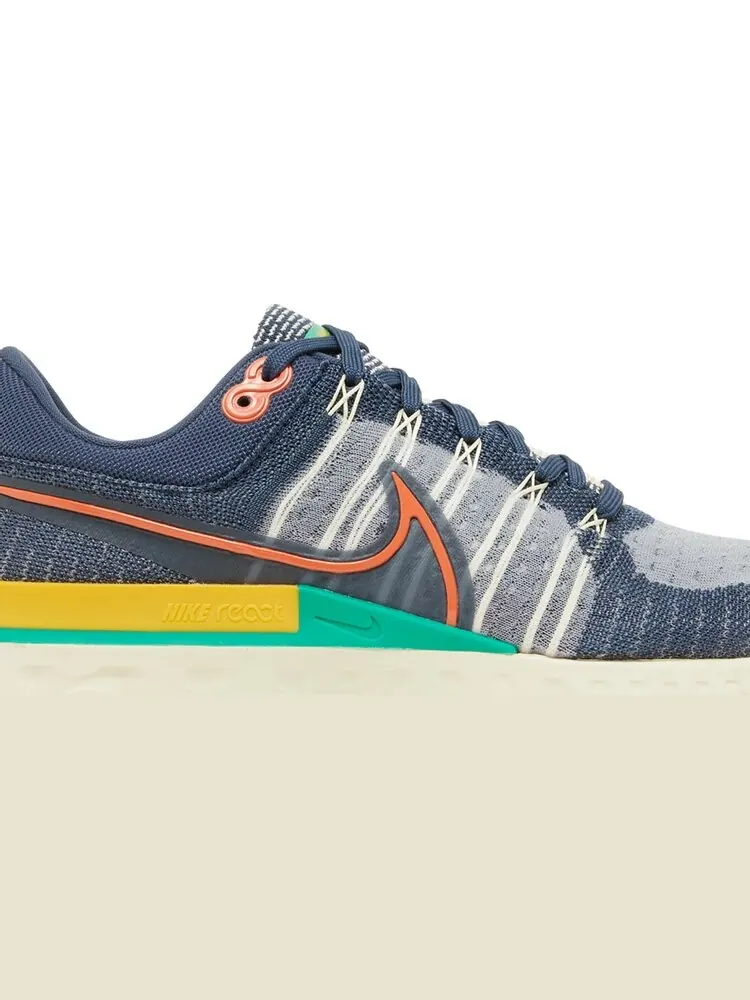 Кроссовки Nike React Infinity Run Flyknit 2 'Denim' — изображение 2 из 8, синий
