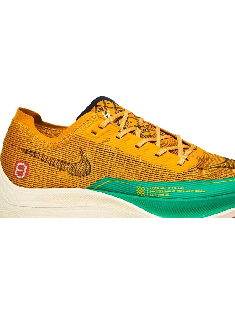 Кроссовки Nike ZoomX Vaporfly NEXT% 2 'Dark Sulfur Stadium Green' — изображение 2 из 8, желтый