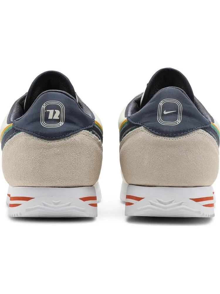Кроссовки Nike Cortez Basic Premium 'Coconut Milk Thunder Blue' — изображение 6 из 8, бежевый