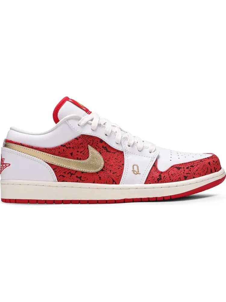 Кроссовки Air Jordan 1 Low SE Spades — изображение 1 из 10, белый