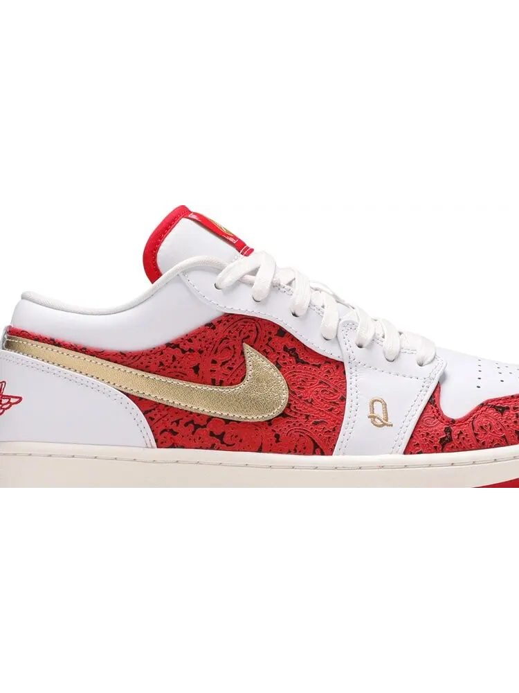 Кроссовки Air Jordan 1 Low SE Spades — изображение 2 из 10, белый