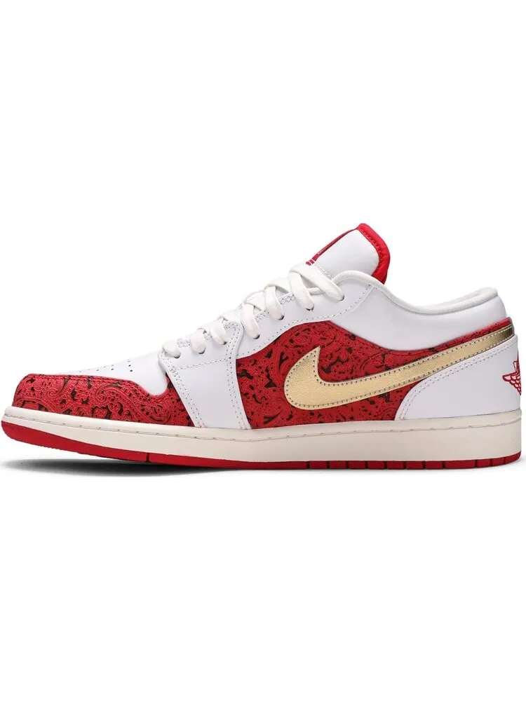 Кроссовки Air Jordan 1 Low SE Spades — изображение 3 из 10, белый