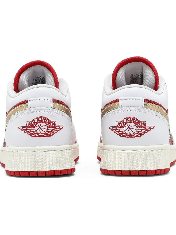 Кроссовки Air Jordan 1 Low SE GS Spades — изображение 6 из 8, белый
