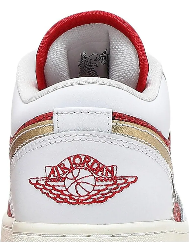 Кроссовки Air Jordan 1 Low SE GS Spades — изображение 7 из 8, белый