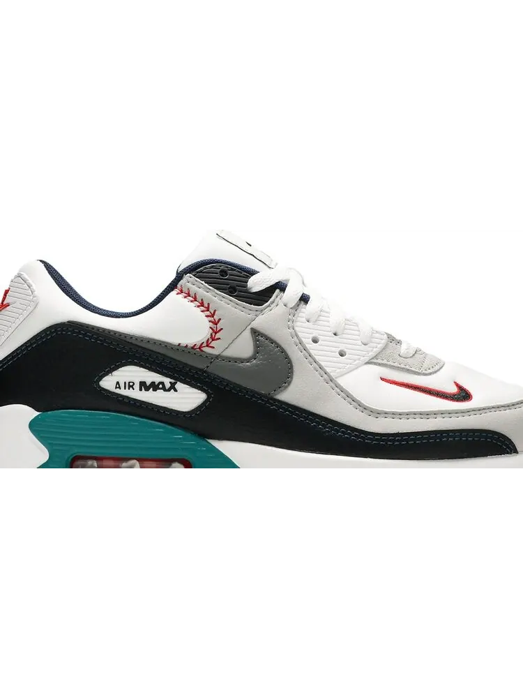 Кроссовки Nike Ken Griffey Jr. x Air Max 90 'Backwards Cap' — изображение 2 из 8, белый