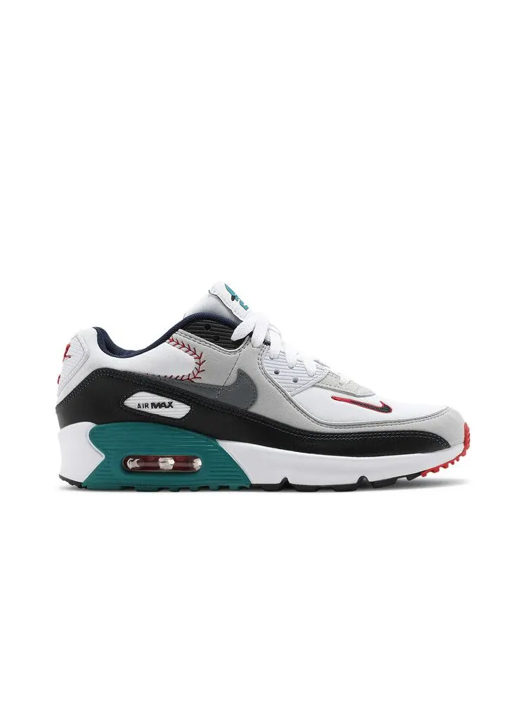 Кроссовки Nike Ken Griffey Jr. x Air Max 90 GS 'Backwards Cap' — изображение 2 из 9, белый
