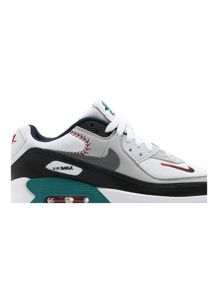 Кроссовки Nike Ken Griffey Jr. x Air Max 90 GS 'Backwards Cap' — изображение 3 из 9, белый