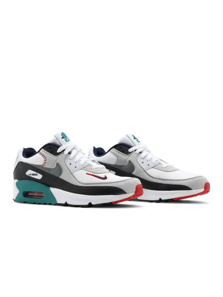 Кроссовки Nike Ken Griffey Jr. x Air Max 90 GS 'Backwards Cap' — изображение 9 из 9, белый