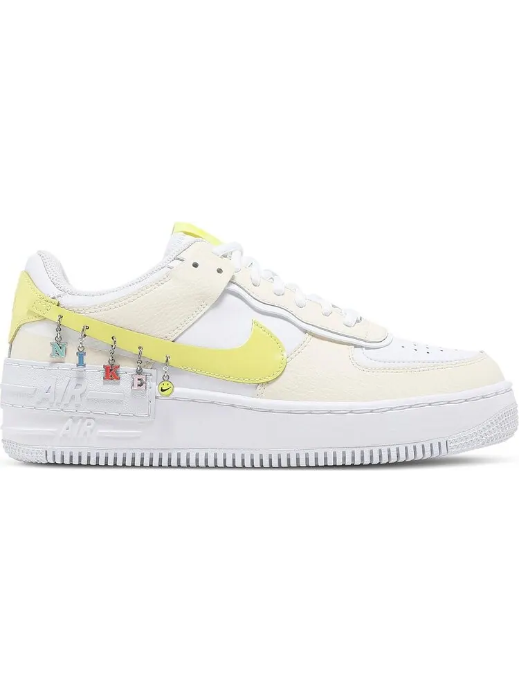 Кроссовки Nike Wmns Air Force 1 Shadow SE 'Pale Ivory Light Zitron' — изображение 1 из 8, бежевый