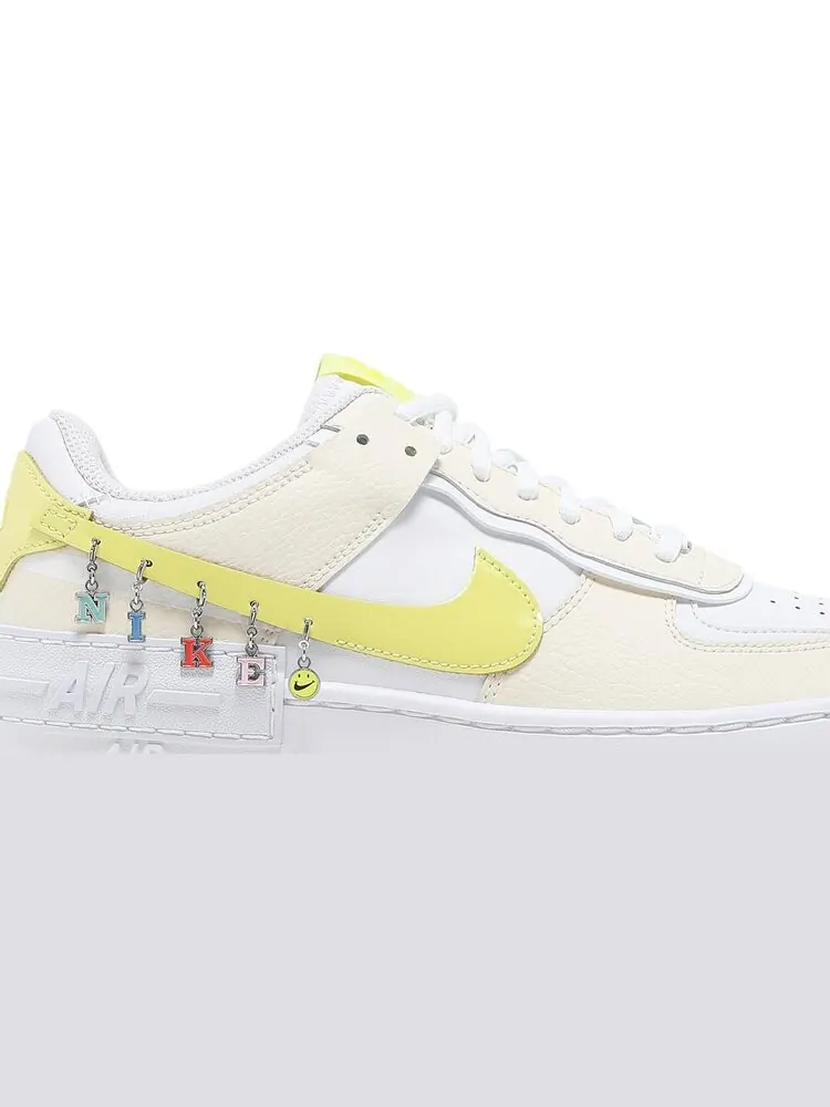 Кроссовки Nike Wmns Air Force 1 Shadow SE 'Pale Ivory Light Zitron' — изображение 2 из 8, бежевый