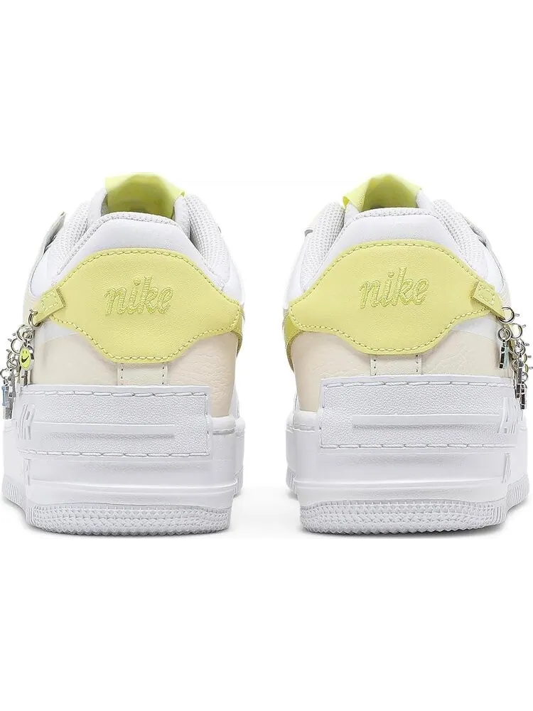 Кроссовки Nike Wmns Air Force 1 Shadow SE 'Pale Ivory Light Zitron' — изображение 6 из 8, бежевый