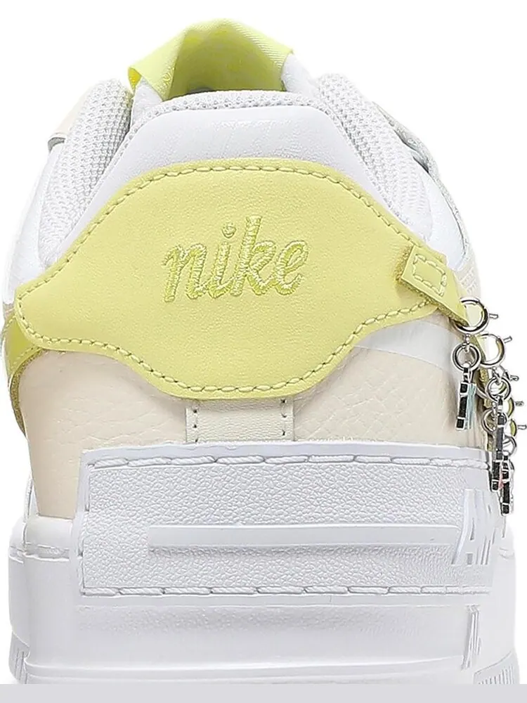 Кроссовки Nike Wmns Air Force 1 Shadow SE 'Pale Ivory Light Zitron' — изображение 7 из 8, бежевый