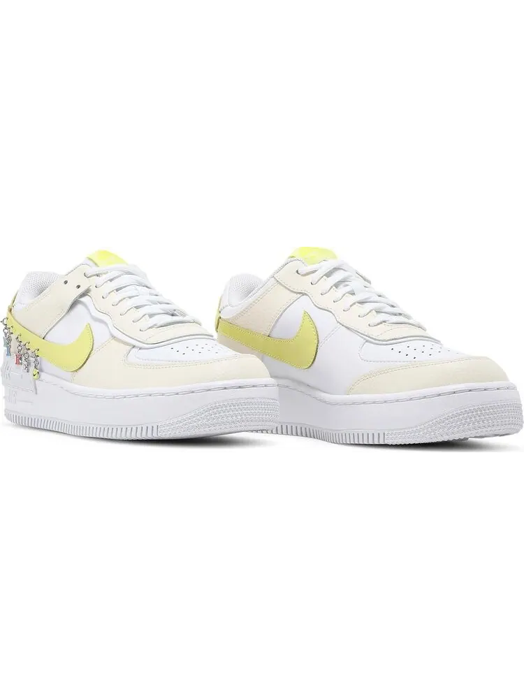 Кроссовки Nike Wmns Air Force 1 Shadow SE 'Pale Ivory Light Zitron' — изображение 8 из 8, бежевый