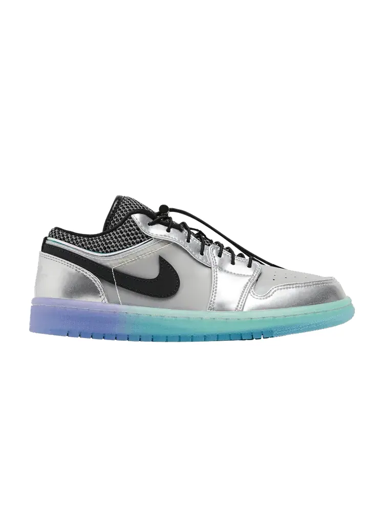 Кроссовки Air Jordan Wmns Air Jordan 1 Low SE 'Metallic Silver Gradient' — изображение 1 из 9