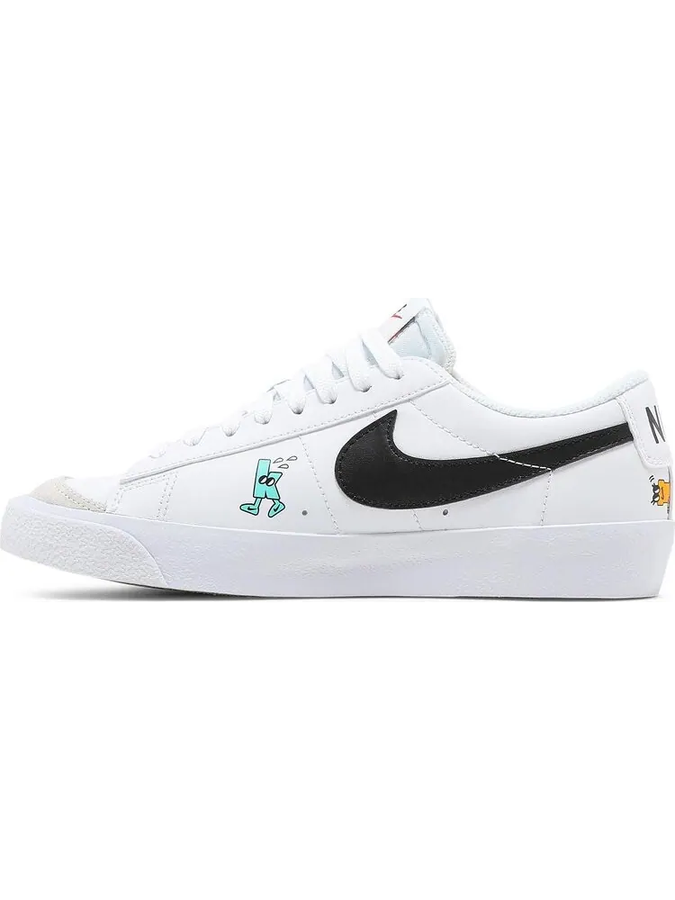 Кроссовки Nike Blazer Low '77 GS 'The World Is Your Playground' — изображение 3 из 8, белый