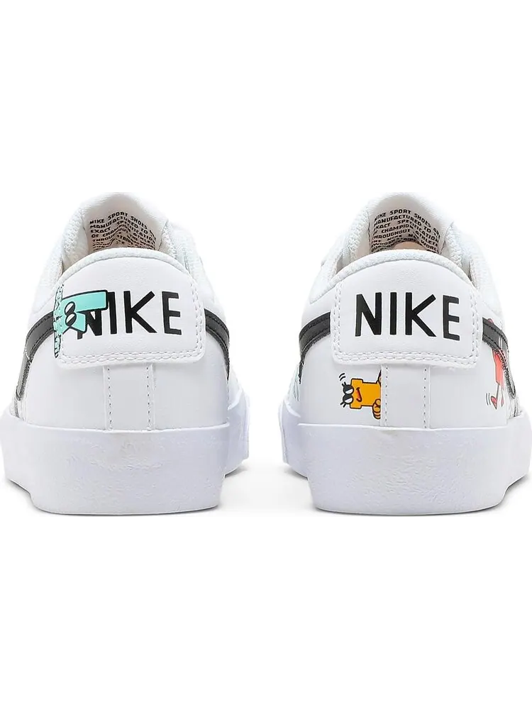 Кроссовки Nike Blazer Low '77 GS 'The World Is Your Playground' — изображение 6 из 8, белый