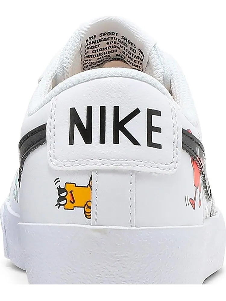 Кроссовки Nike Blazer Low '77 GS 'The World Is Your Playground' — изображение 7 из 8, белый