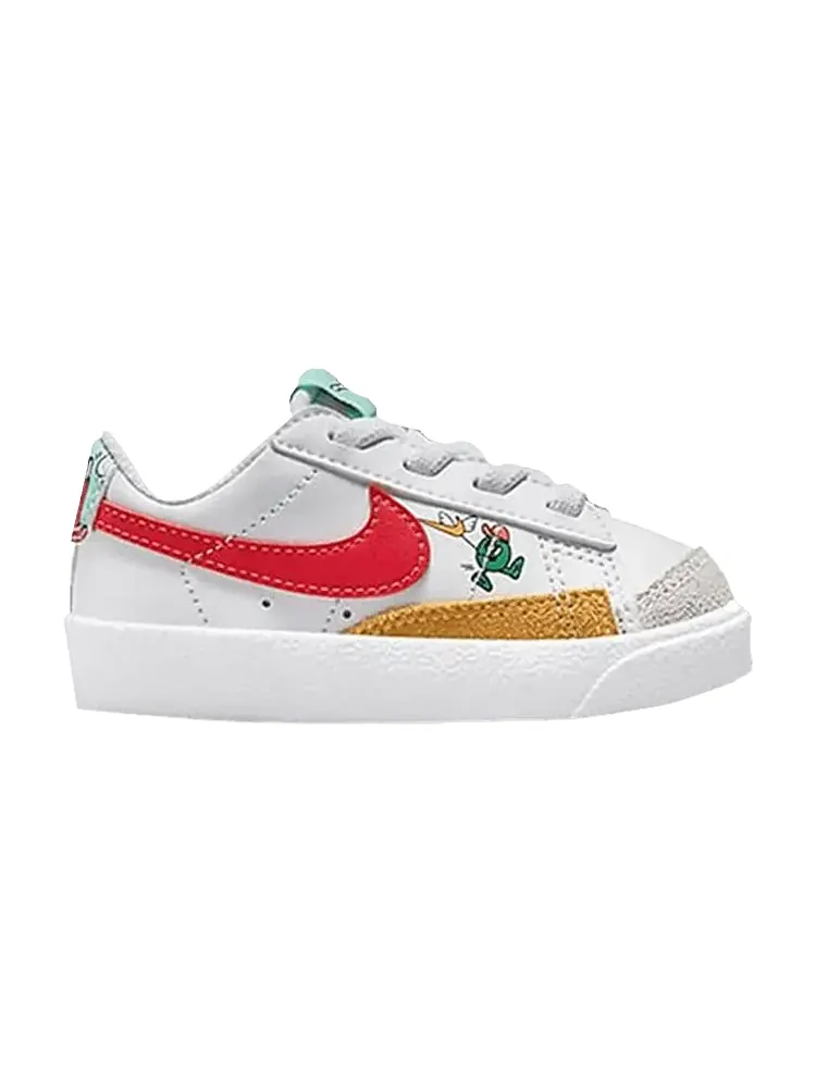 Кроссовки Nike Blazer Low '77 TD 'Creative Adventures' — изображение 1 из 1, белый//черный/яркий