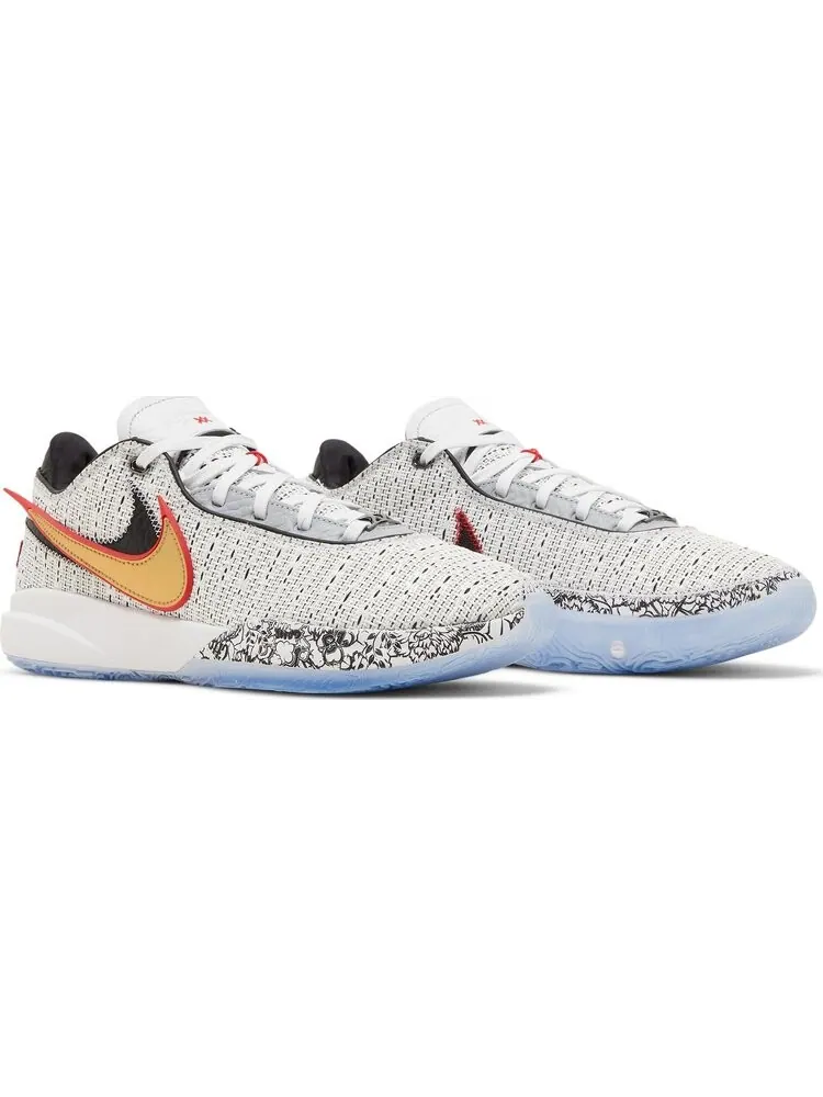 Кроссовки Nike LeBron 20 'The Debut' — изображение 8 из 8, белый