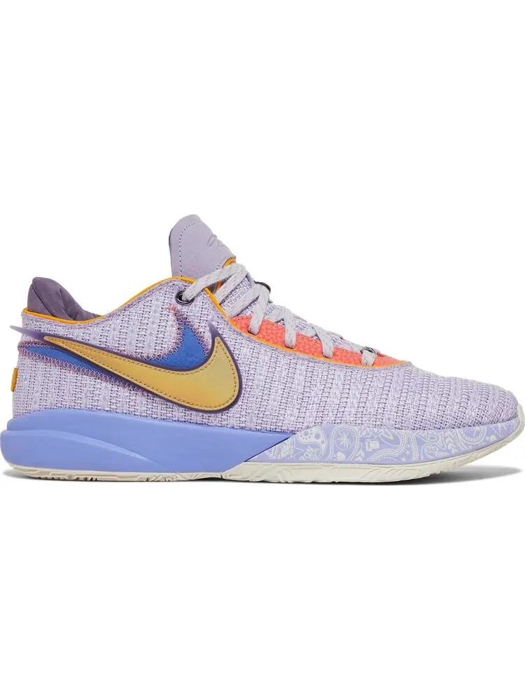 Кроссовки Nike LeBron 20 'Purple And Gold' — изображение 1 из 8, фиолетовый