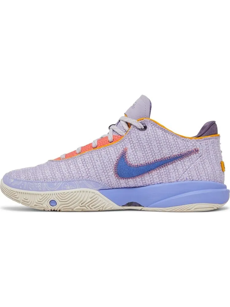 Кроссовки Nike LeBron 20 'Purple And Gold' — изображение 3 из 8, фиолетовый