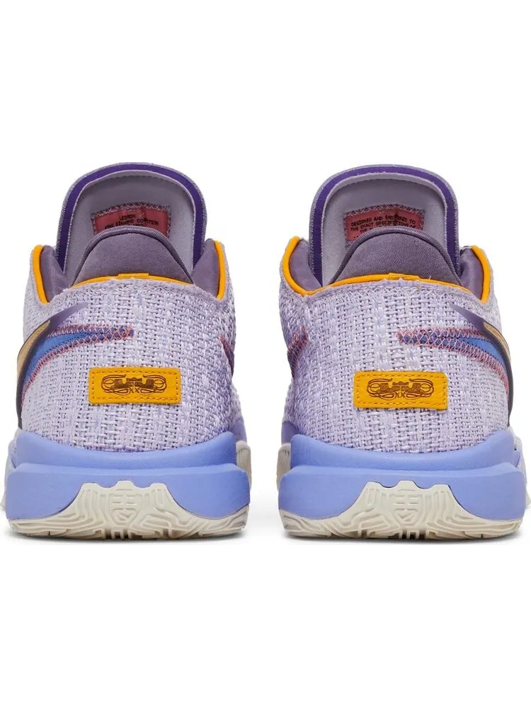 Кроссовки Nike LeBron 20 'Purple And Gold' — изображение 6 из 8, фиолетовый