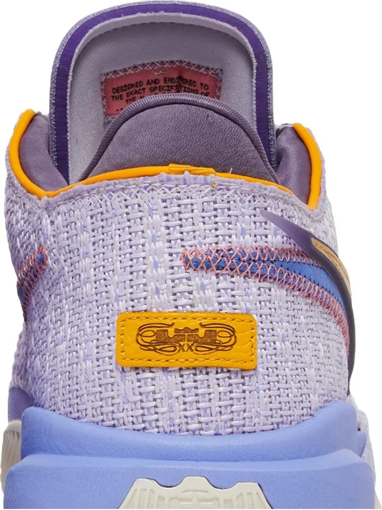 Кроссовки Nike LeBron 20 'Purple And Gold' — изображение 7 из 8, фиолетовый