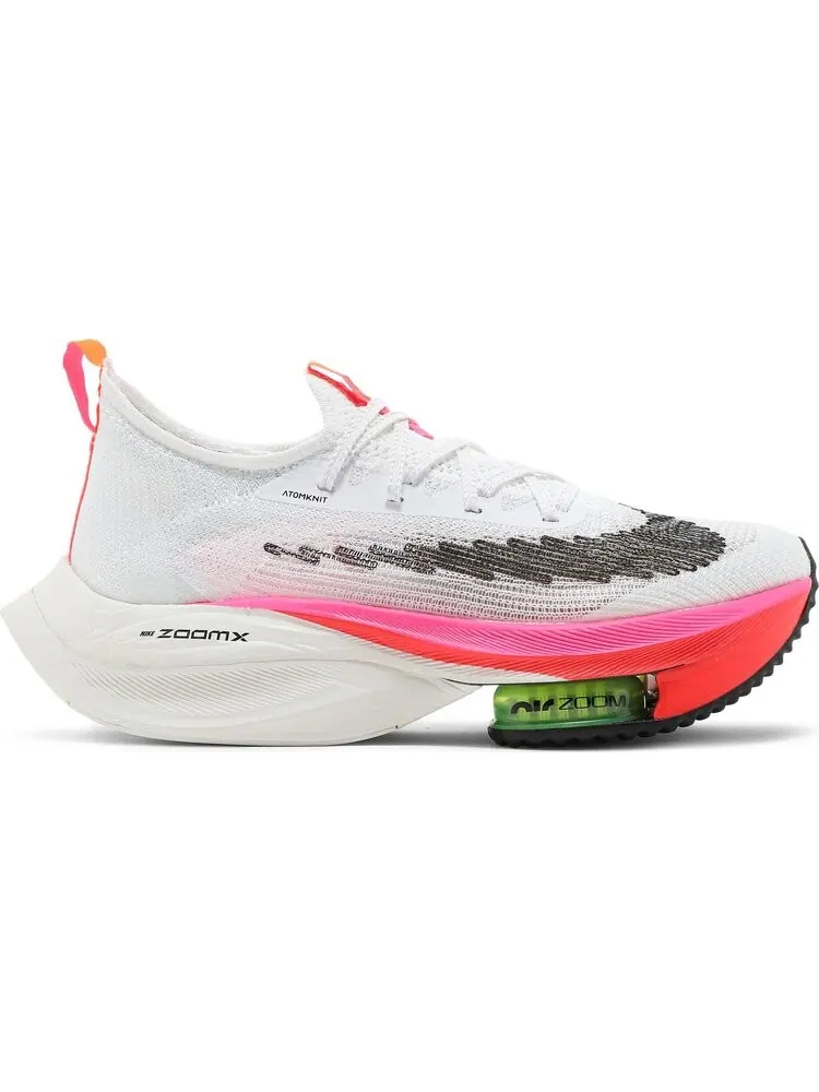 Кроссовки Nike Wmns Air Zoom Alphafly NEXT% Flyknit 'Rawdacious' — изображение 1 из 8, белый