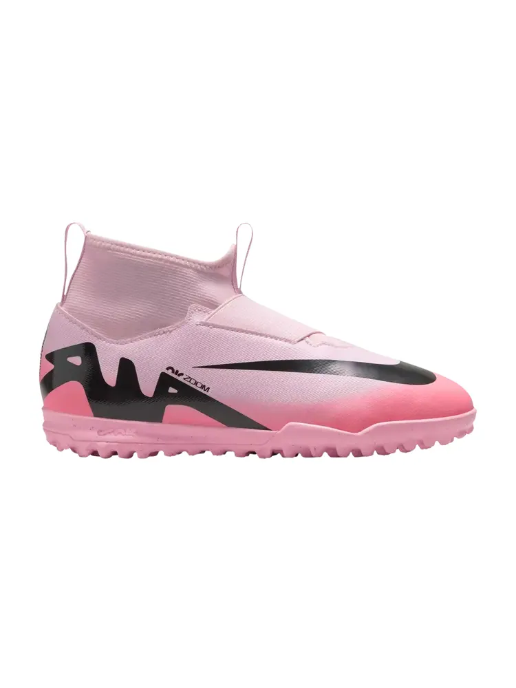 Кроссовки Nike Zoom Mercurial Superfly 9 Academy TF GS — изображение 1 из 1, розовый