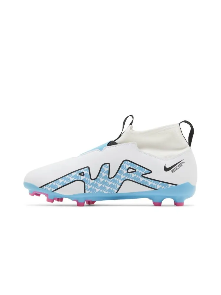 Кроссовки Nike Zoom Mercurial Superfly 9 Academy FG MG GS — изображение 3 из 4, белый