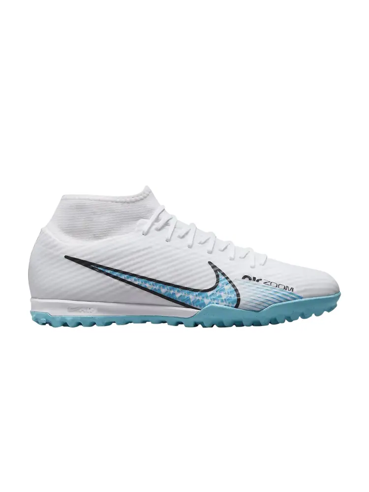 Кроссовки Nike Zoom Mercurial Superfly 9 Academy TF — изображение 1 из 1, белый