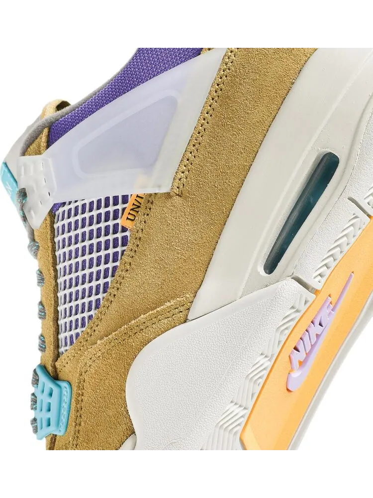Кроссовки Union LA x Air Jordan 4 Retro Desert Moss — изображение 10 из 10, загар