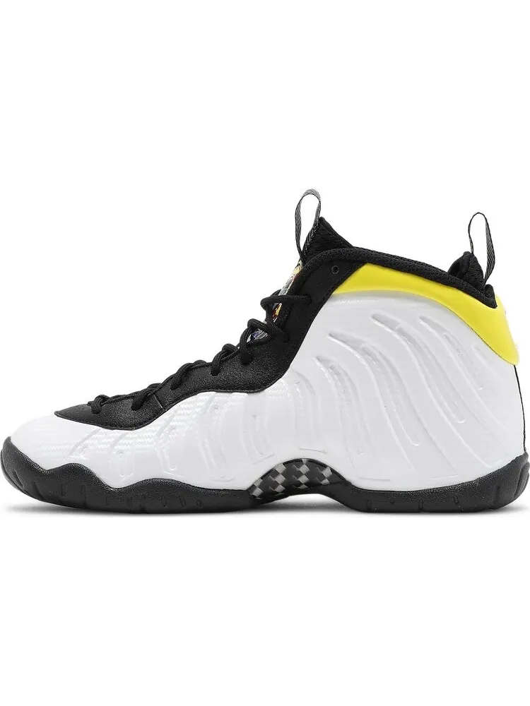 Кроссовки Nike Little Posite One GS 'Motorsport' — изображение 3 из 8, белый