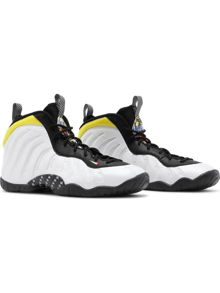Кроссовки Nike Little Posite One GS 'Motorsport' — изображение 8 из 8, белый
