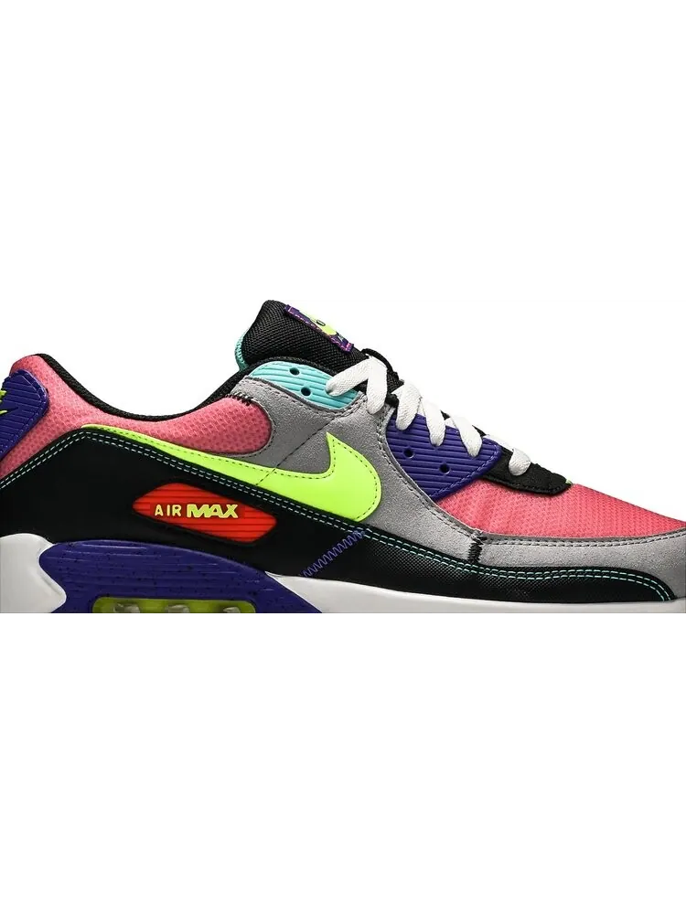 Кроссовки Nike Air Max 90 'Exeter Edition - Neon' — изображение 2 из 8, мульти