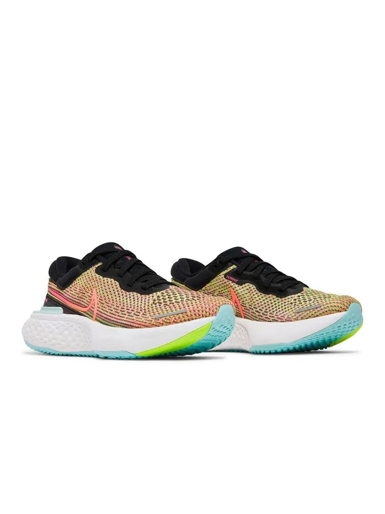 Кроссовки Nike Wmns ZoomX Invincible Run Flyknit 'Volt Bright Mango' — изображение 9 из 9, черный/светлый/яркий
