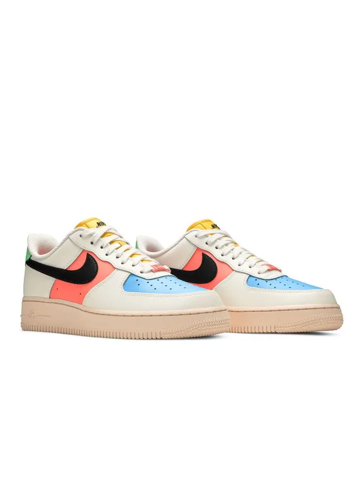 Кроссовки Nike Wmns Air Force 1 '07 'Sail Multi' — изображение 9 из 9, черный/яркий