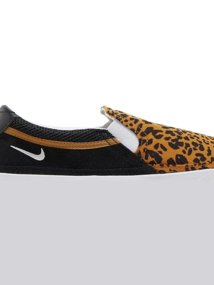 Кроссовки Nike Wmns Court Legacy Slip 'Leopard' — изображение 2 из 8, коричневый